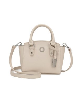 style code 【MERCURYDUO/マーキュリーデュオ】メタルアイレット　ミニハンドバッグ アイボリー