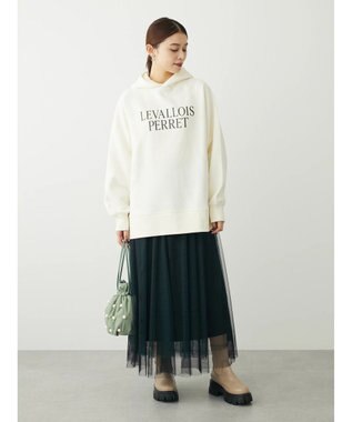 Green Parks 裏起毛パーカー Ecru