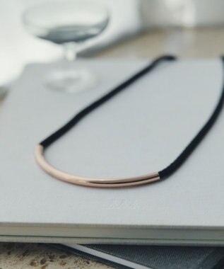 YECCA VECCA アーチラインコードネックレス Gold