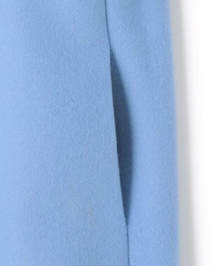 BEIGE， 【S-size】PASSY / ノーカラーロングコート Sax