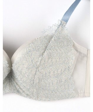 une nana cool 【脇高で背中スムージングブラジャー】さあわたし　レース アイボリー