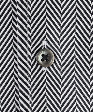 JOSEPH HOMME ツイルへリンボンクレイジー　イタリアンカラードレスシャツ ブラック系1