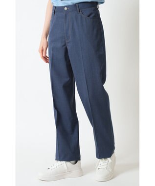 DAKS ステッチストレートパンツ