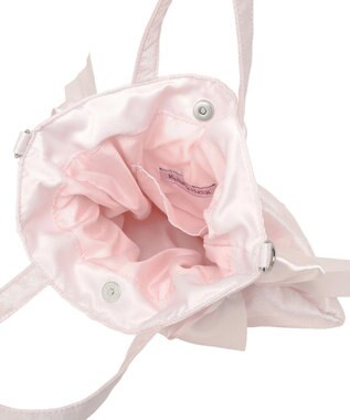 Maison de FLEUR オーガンジーダブルリボン2Wayトートバッグ Light Pink