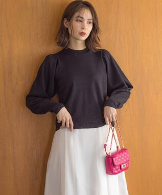 組曲 キルティングショルダーバッグ ラズベリー系