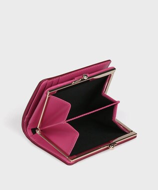 Paul Smith マーケトリースワールラビット がま口2つ折り財布 ローズ