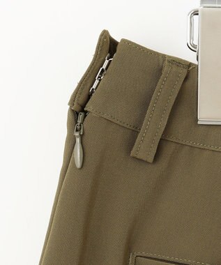 PW CIRCULUS 【WOMEN】【ストレッチ/撥水】インナー付き バックプリーツ スカート カーキ系