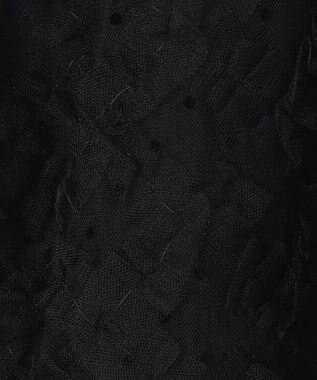 GRACE CONTINENTAL チュール刺繍トップ ブラック