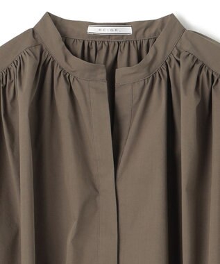 BEIGE， HYDRANGEA / ギャザーワンピース Mocha