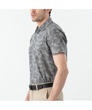 ZERO HALLIBURTON クールドッツ カモ柄ポロシャツ ZHG-M6S6a 85191 グレー