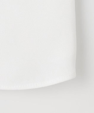 J.PRESS LADIES ジョーゼット モックネック カットソー ホワイト系