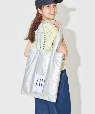 AMERICAN HOLIC 26AWパテッドホリホリトートバッグ Silver