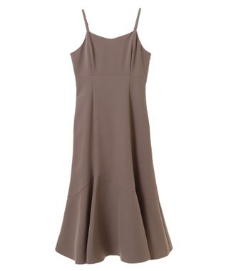 earth music&ecology ＳＥＴ２点チュールブラウス付きキャミワンピース Mocha