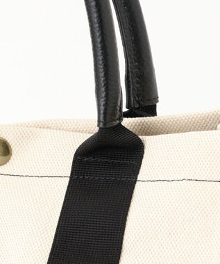LA BAGAGERIE クラシックヨコナガトート ブラック×ナチュラル