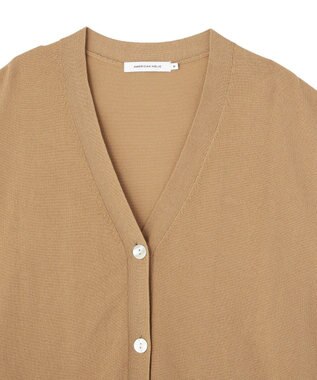 AMERICAN HOLIC 【先行予約】【WEB限定】フレンチスリーブVネックニットカーディガン Camel