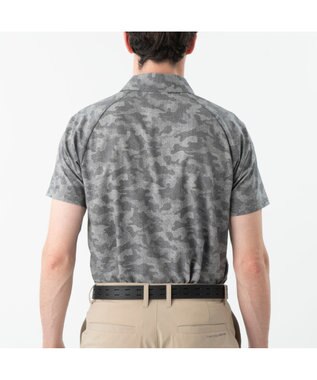 ZERO HALLIBURTON クールドッツ カモ柄ポロシャツ ZHG-M6S6a 85191 グレー