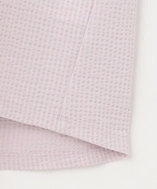 J.PRESS LADIES L 【WEB限定カラーあり・抗菌消臭・吸水速乾】サッカージャージー キーネック カットソー ふじ色系1