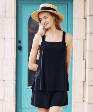 San-ai Resort（三愛水着楽園） WEB限定商品　タンキニキュロパンセット水着　9M・11L　【San-ai Resort（サンアイリゾート）】 ブラック