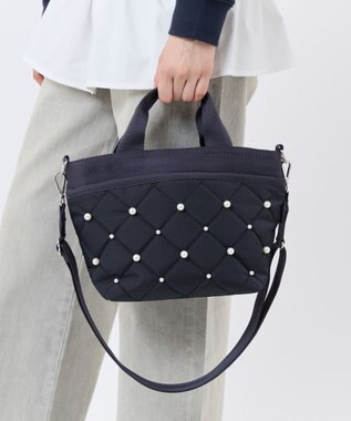 LeSportsac SM BUCKET TOTE W PEARLS/ディープシーパール ディープシーパール