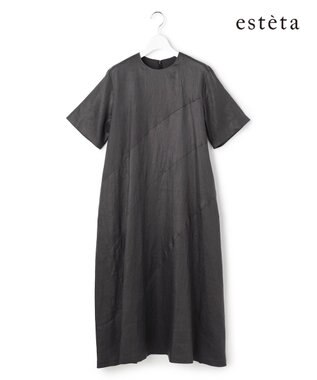  【エステータ】チンツリネン Aライン フレアワンピース