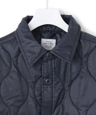 J.PRESS YORK STREET 【UNISEX】キルティング シャツジャケット ネイビー系