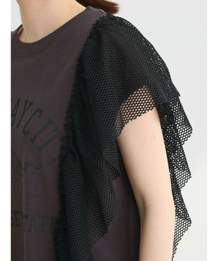 Green Parks ・ＳＵＧＡＲ　ＳＰＯＯＮ　ＴＩＧＥＲｐｔラッフルフレンチＴ Charcoal Gray