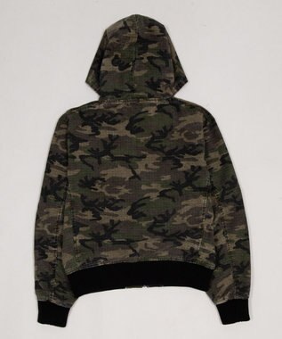 WEGO 【ユニセックス着用ITEM】リップストップフードブルゾン 柄1