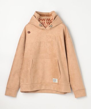 PW CIRCULUS 2025 NEW！【手洗い洗濯可】【WOMEN】スエードライク デタッチャブルフーディ ゴルフウェア レディース ベージュ系