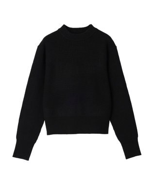 earth music&ecology アンチピリングハイネックプルオーバー Black