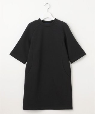 23区GOLF 【WOMEN】きれいめ ジャージー ワンピース 体型カバー 動きやすさ抜群 オールシーズンOK ブラック系