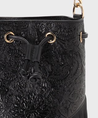 GRACE CONTINENTAL FringeBag ブラック