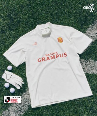 PW CIRCULUS 【UNISEX】J.LEAGUE モックネック J1所属の20クラブコラボ ゴルフ 名古屋グランパス