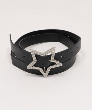 WEGO スターベルト付きティアードスカパン ベージュ