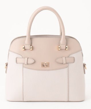 ANY SIS 【2WAY】サイドベルトブガッティ バッグ ベージュ