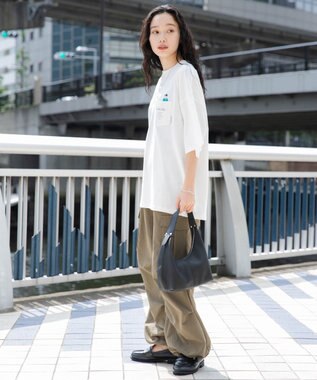 WEGO 【ユニセックス着用ITEM/手洗い可/MLサイズ】CITY　BOYS　ポケットT（S） ホワイト