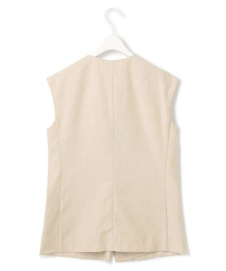 ICB 【接触冷感・速乾・洗える】T.R.Liプレーンウィーブ ジレ フラックス系