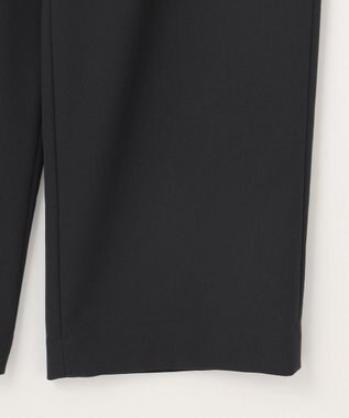 J.PRESS LADIES 【洗える】Crispyツイル ストレート パンツ ブラック系