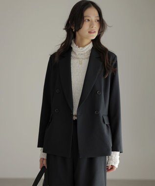 組曲 S シュットクロス ジャケット ネイビー系