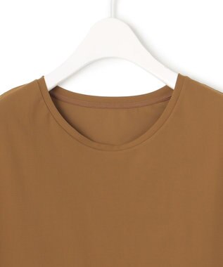 ICB 【接触冷感・UVカット・速乾・洗える】マットスキューバ タンクトップ型プルオーバー キャメル系