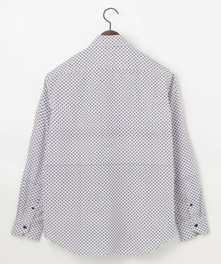 JOSEPH ABBOUD 【オーガニックコットン使用】ジオメトリックパターンシャツ ライラック系5