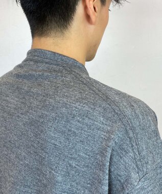 KASHIYAMA 【ウォッシャブル】ウールジャージークルーネックニット ミディアムグレー