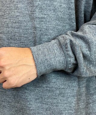 KASHIYAMA 【ウォッシャブル】ウールジャージークルーネックニット ミディアムグレー