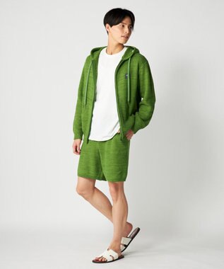 OP／FILA 【Ocean Pacific】ラーベンニットショーツ グリーン