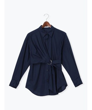 Te chichi Dカンデザインシャツ ネイビー