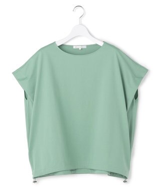 23区 シルキータッチ ドロスト カットソー パイングリーン系