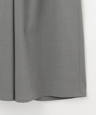 #Newans 【洗濯機可能/ストレッチ】ベリーワイドパンツ グレー