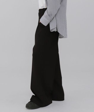 WEGO ローライズバギーフレアスラックス ブラック