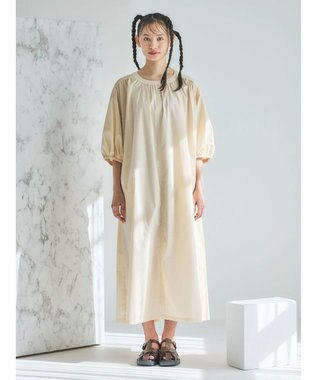 Green Parks ■ＥＳＣＡＲ　バックオープンギャザーワンピース Ivory