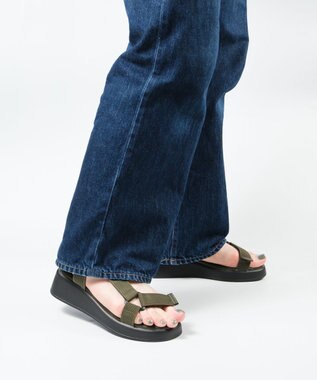 BONTRE 【pied du lapan/ピエドラパン】厚底ベルクロスポーツサンダル/50752ZI