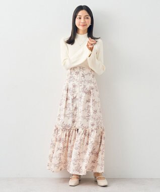 earth music&ecology フレアスリーブプルオーバー Ivory